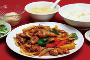 鶏肉の辛子炒め